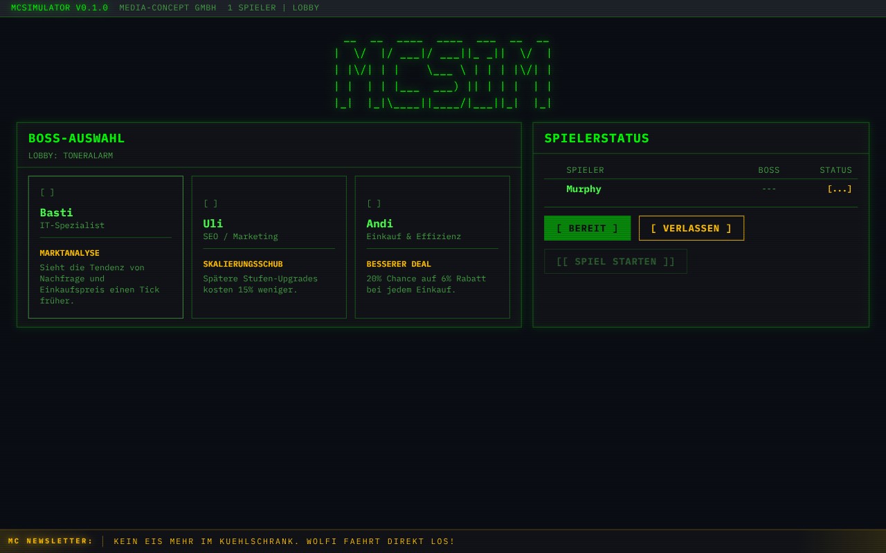 MCSimulator screenshot 2